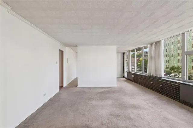 a close view of closet