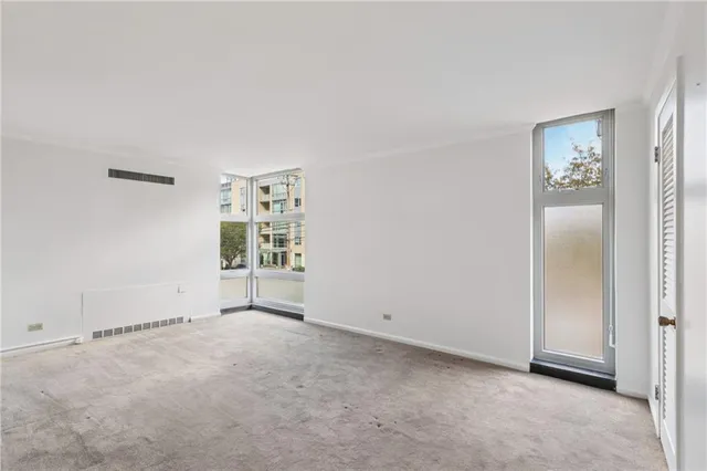 a view of an empty room