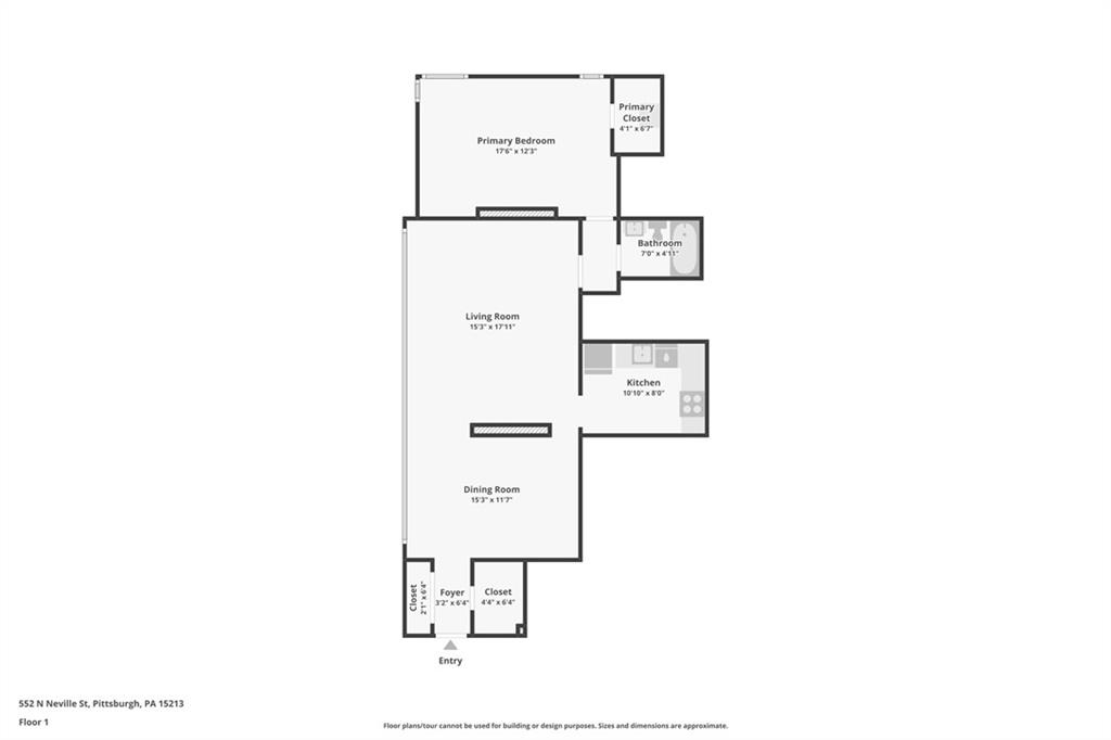 552 North Neville Street, Unit 21 Pittsburgh, PA 15213 - Photo 35 of 35 a picture of floor plan