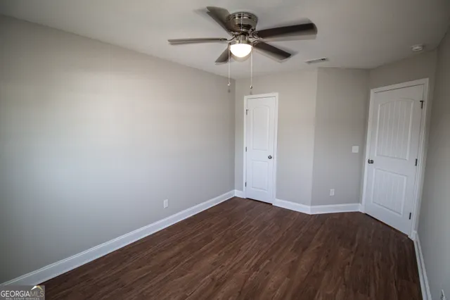 wooden floor in an empty room