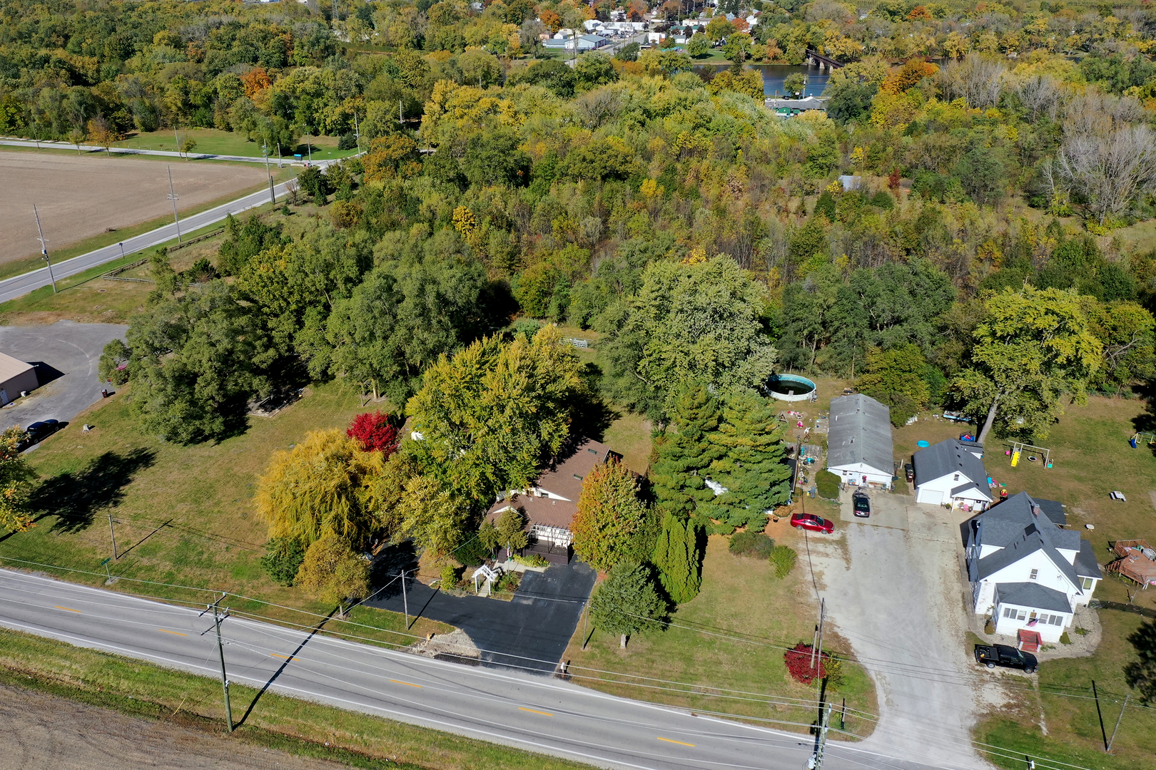 201 East Vanderkarr Road St. Anne, IL 60964 - Photo 32 of 32 an aerial view of a house