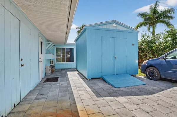 a view of a car garage door