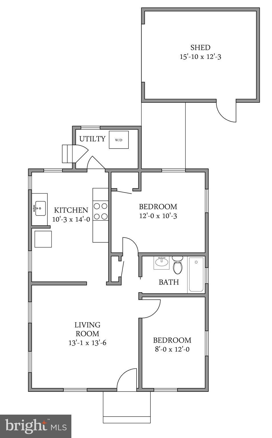 4606 Calvert Road College Park, MD 20740 - Photo 19 of 19 Floor plan