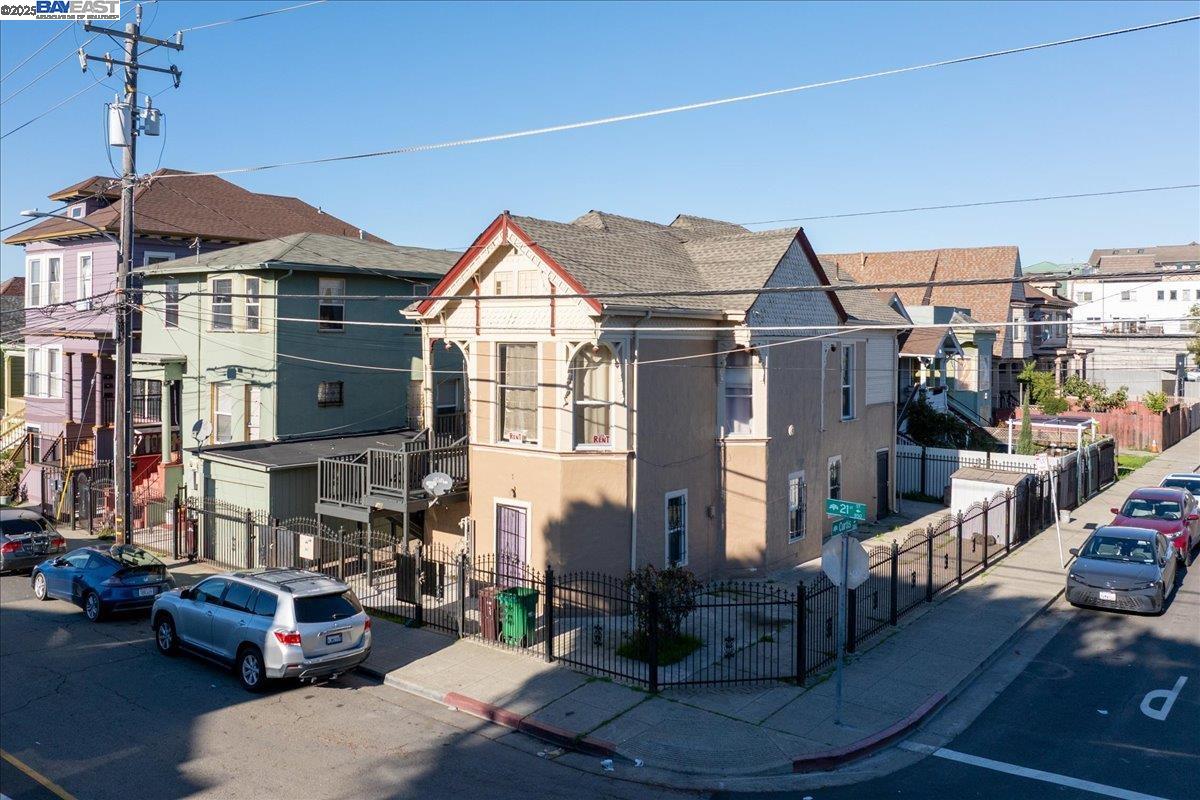 856 21st Street Oakland, CA 94607 - Photo 2 of 58 a aerial view of a house with entertaining space