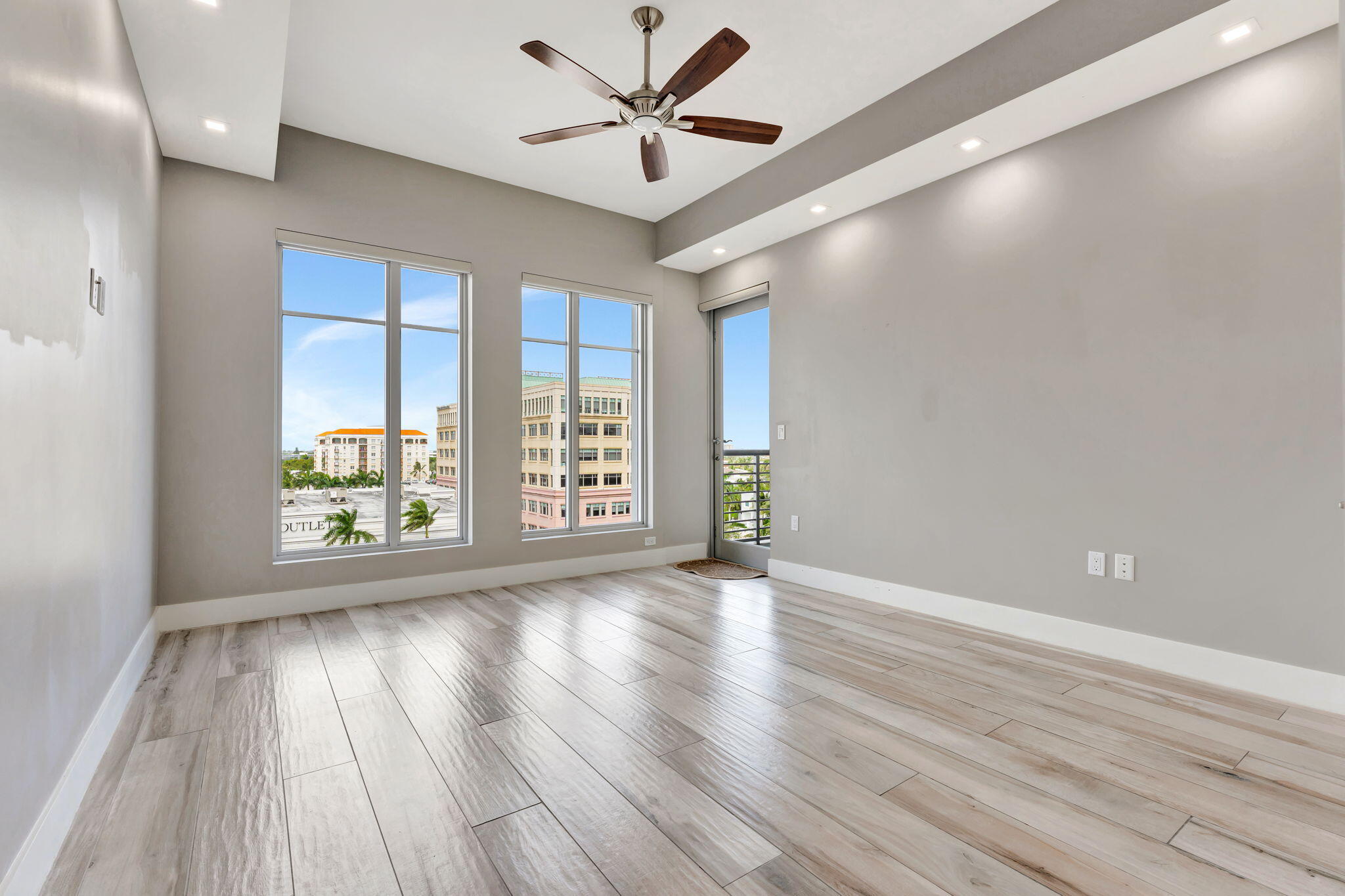 155 East Boca Raton Road, Unit 719 Boca Raton, FL 33432 - Photo 44 of 102 wooden floor in an empty room with a window