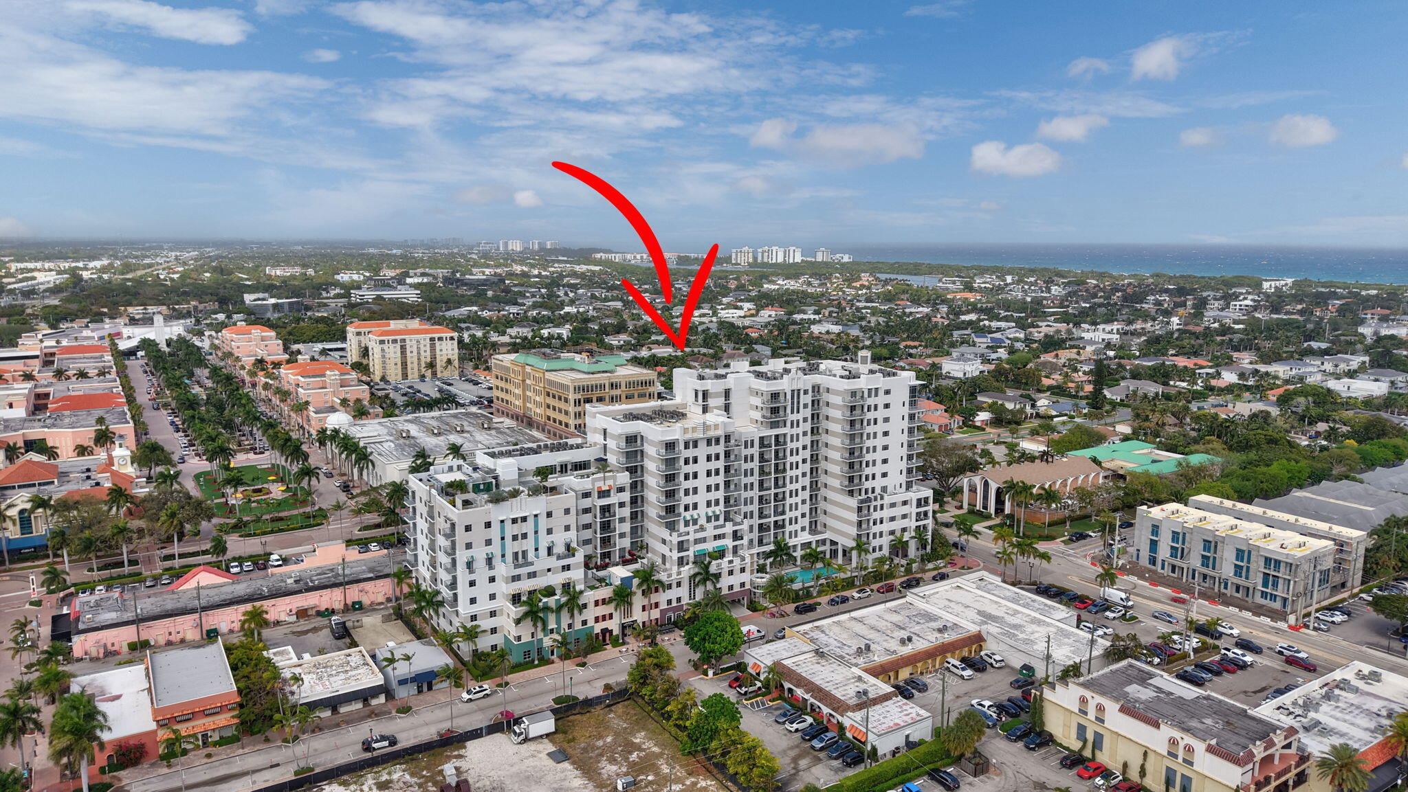 155 East Boca Raton Road, Unit 719 Boca Raton, FL 33432 - Photo 7 of 102 an aerial view of a city with lots of residential buildings