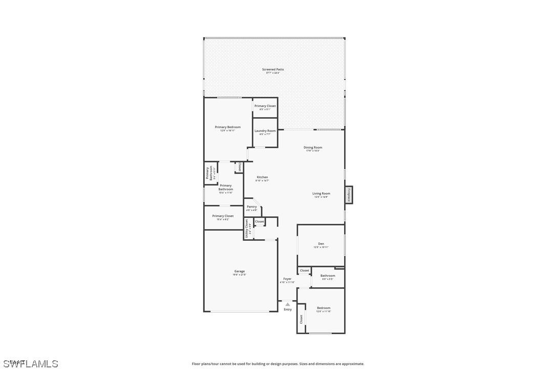 3435 Gold Flower Street Fort Myers, FL 33905 - Photo 35 of 39 a picture of floor plan