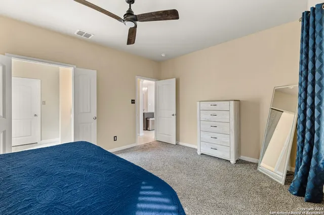 a view of room with hardwood floor