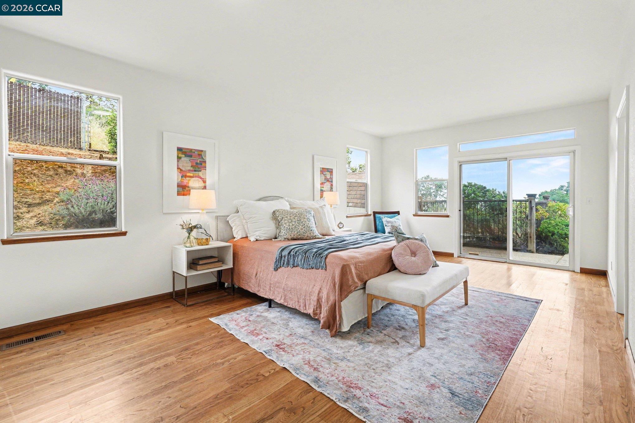 4885 Milden Road Martinez, CA 94553 - Photo 21 of 52 a bedroom with furniture and a large window