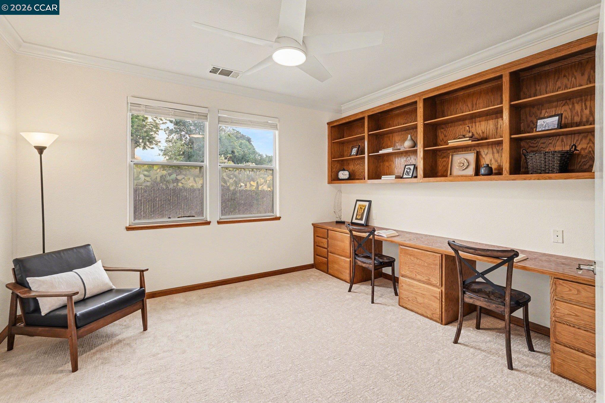 4885 Milden Road Martinez, CA 94553 - Photo 37 of 52 a workspace room with furniture and a window