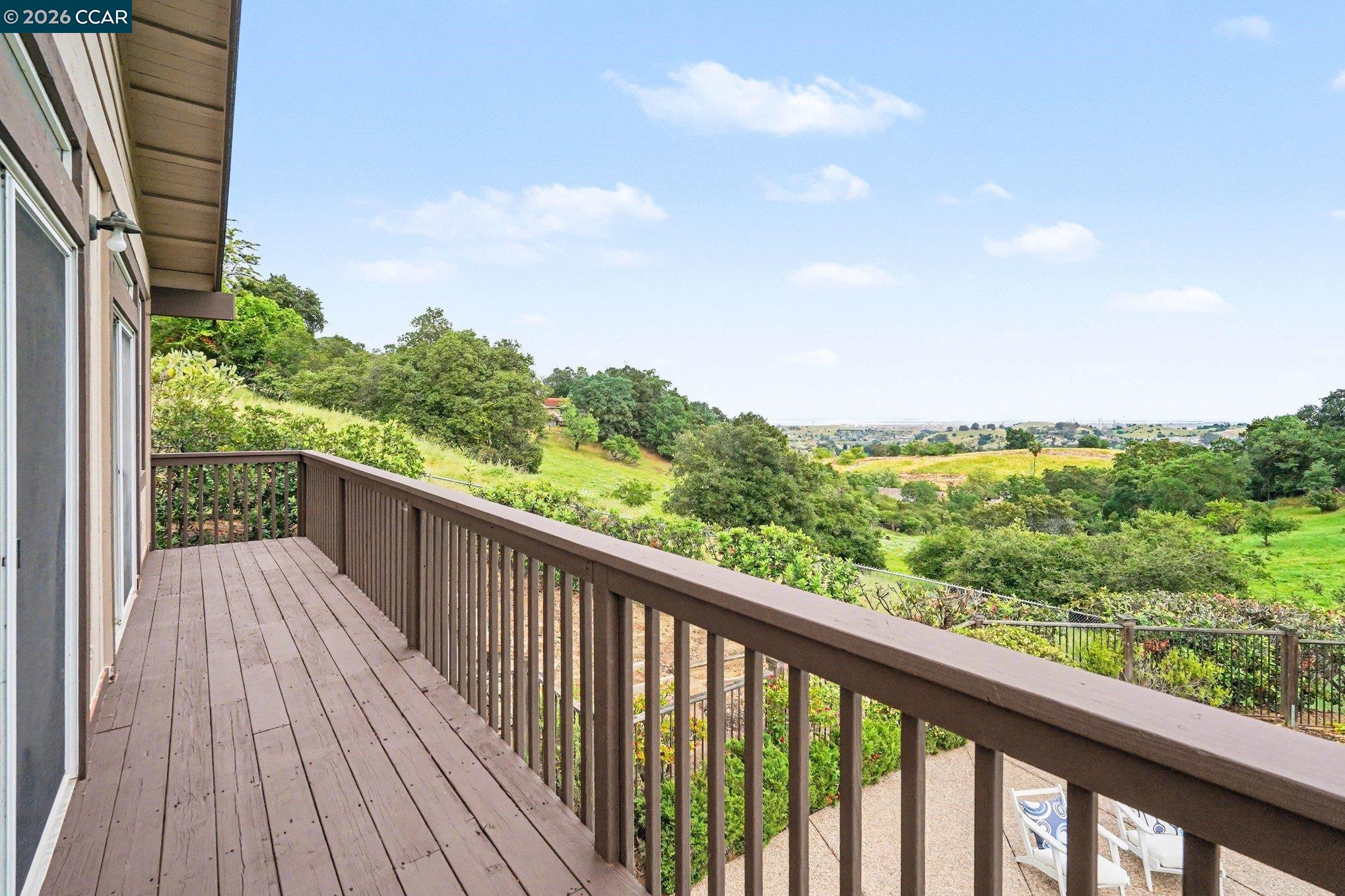 4885 Milden Road Martinez, CA 94553 - Photo 42 of 52 a balcony with an outdoor space
