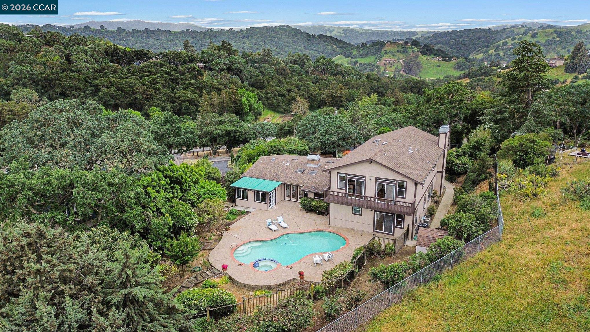 4885 Milden Road Martinez, CA 94553 - Photo 43 of 52 an aerial view of a house