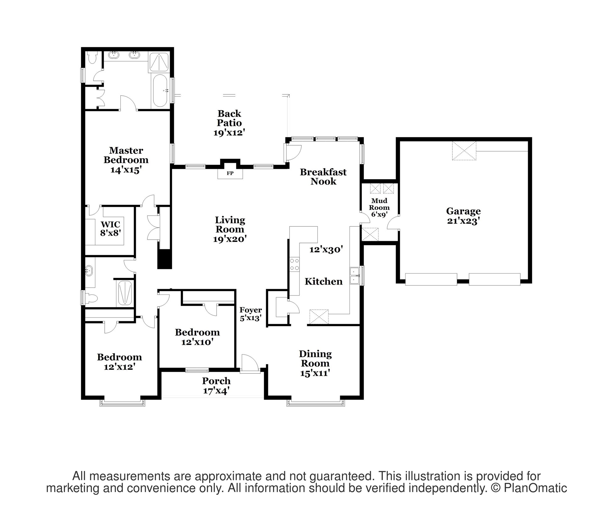 2460 Pebblebrook Circle Conroe, TX 77384 - Photo 27 of 27 Floorplan