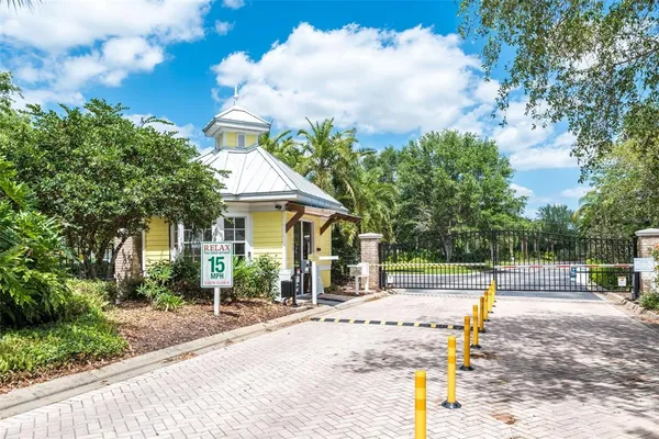 a view of a volley ball court