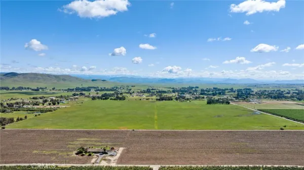 a view of a town with big yard