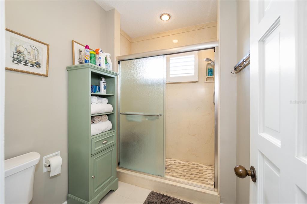 1731 Southeast Clatter Bridge Road Ocala, FL 34471 - Photo 26 of 52 a bathroom with a shower and a sink