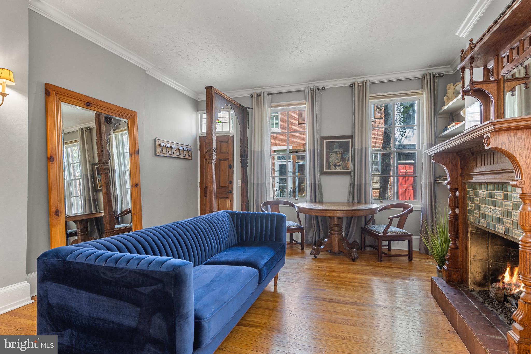 1732 Addison Street Philadelphia, PA 19146 - Photo 3 of 36 Living room with high ceilings