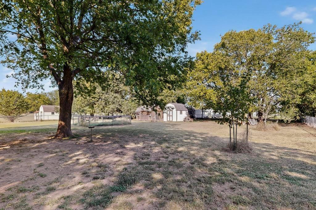 109 Pleasant Run Azle, TX 76020 - Photo 36 of 40 a view of a tree in the middle of a yard