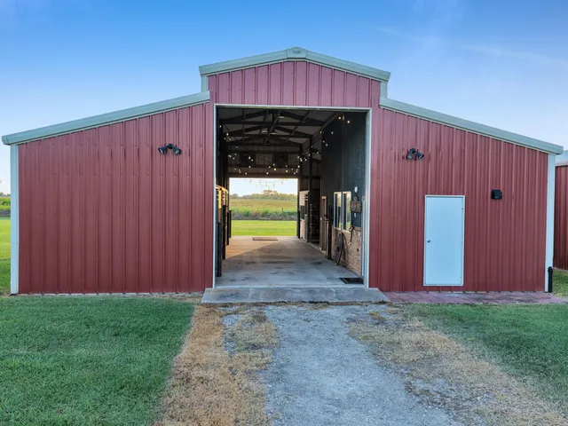an empty room with closet