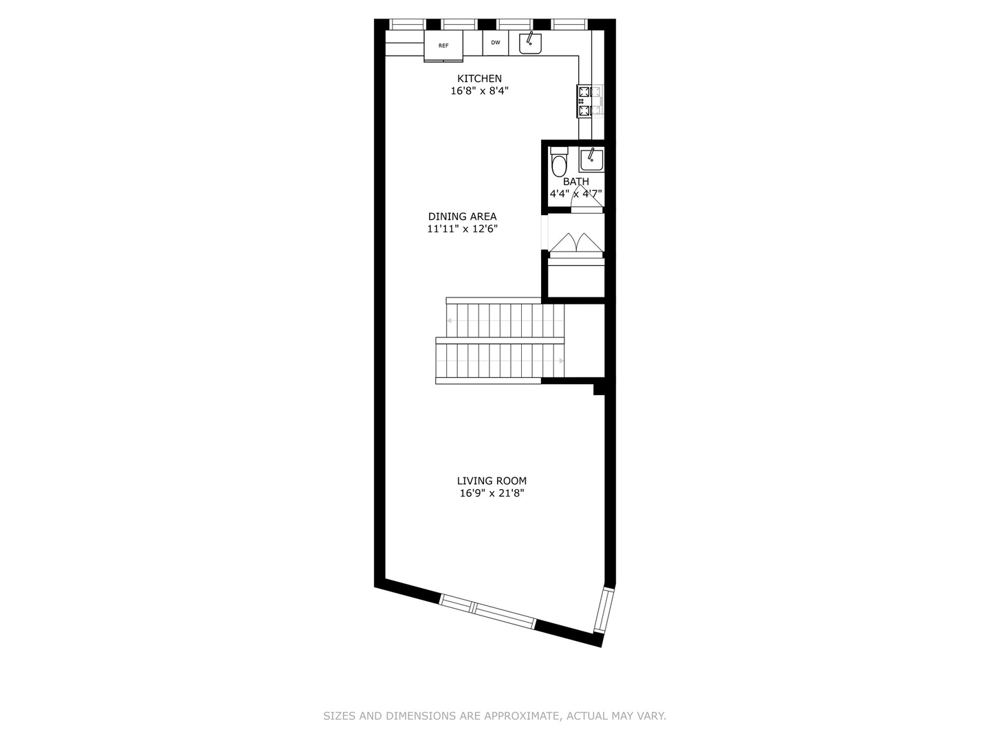 222 South Racine Avenue, Unit 48 Chicago, IL 60607 - Photo 19 of 21 a picture of a floor plan