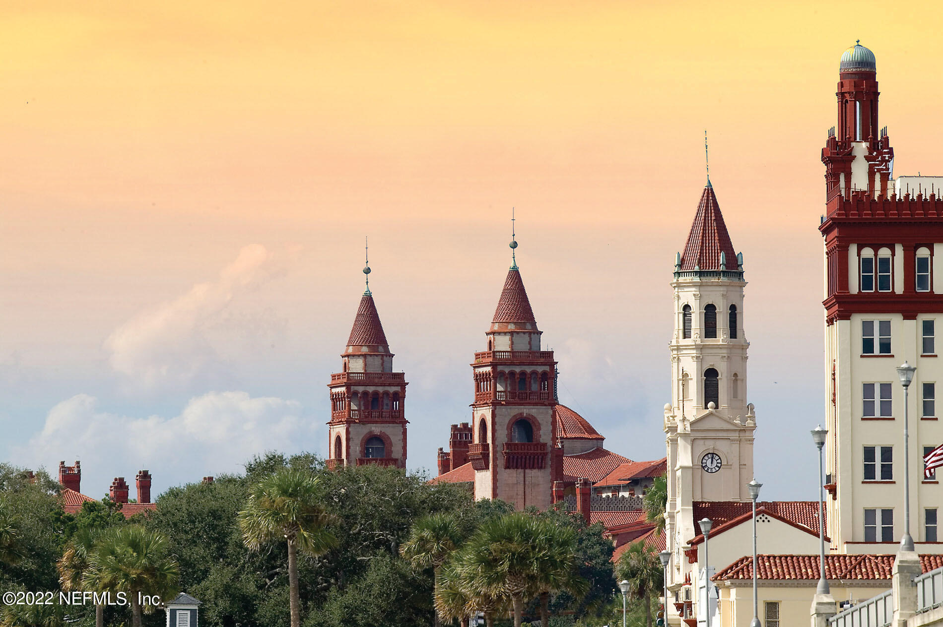 258 Porta Rosa Circle St. Augustine, FL 32092 - Photo 34 of 37 a aerial view of a brick house next to a yard