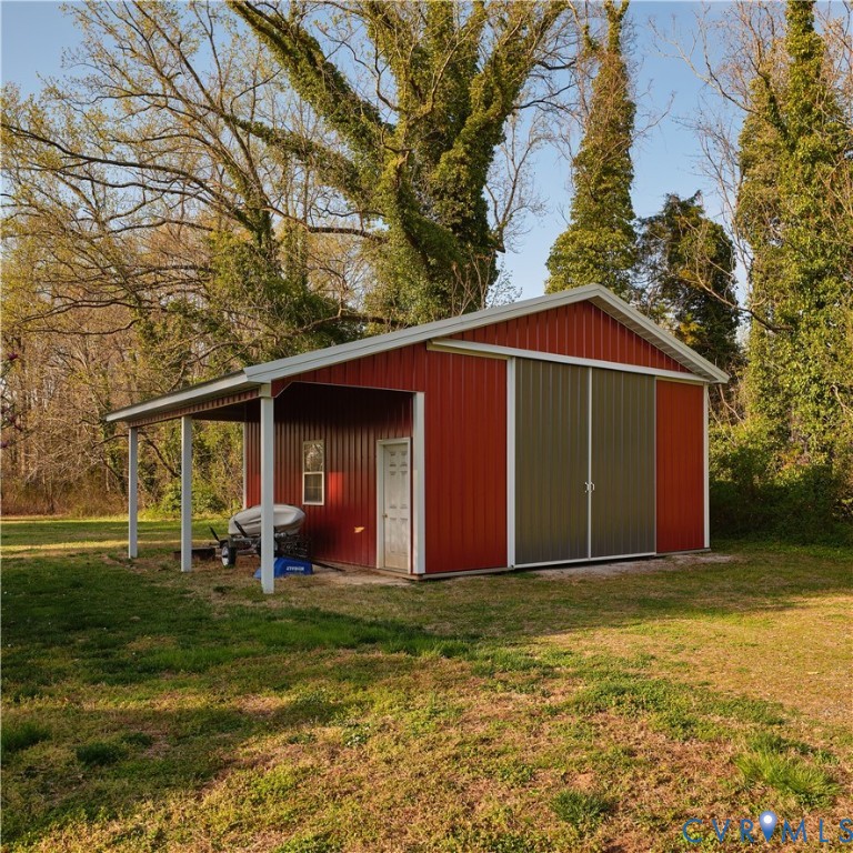 4970 Mt Landing Road Tappahannock, VA 22560 - Photo 42 of 51 Pole barn is the perfect home for your bigger toys