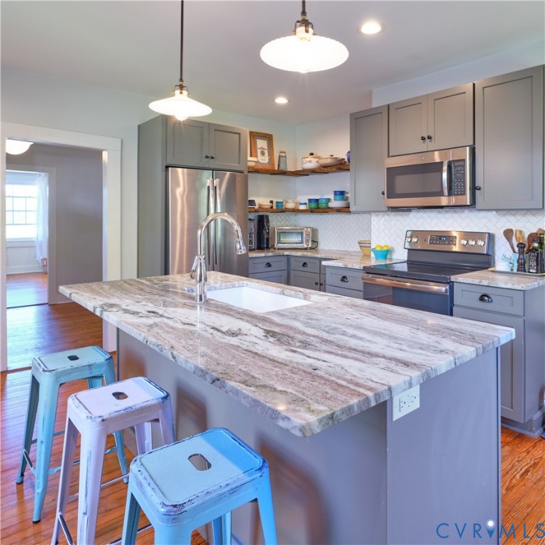 4970 Mt Landing Road Tappahannock, VA 22560 - Photo 9 of 51 Beautiful granite island perfect for quick bites.