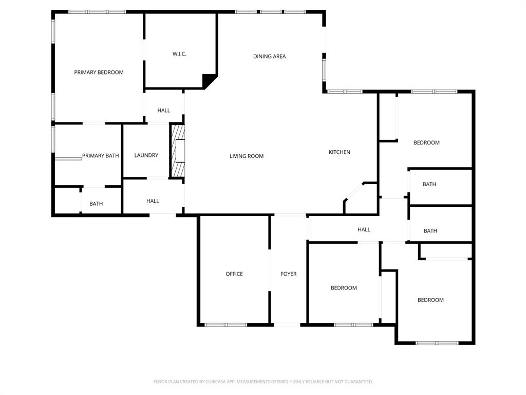 150 Oak Grove Drive Rhome, TX 76078 - Photo 39 of 40 a picture of floor plan