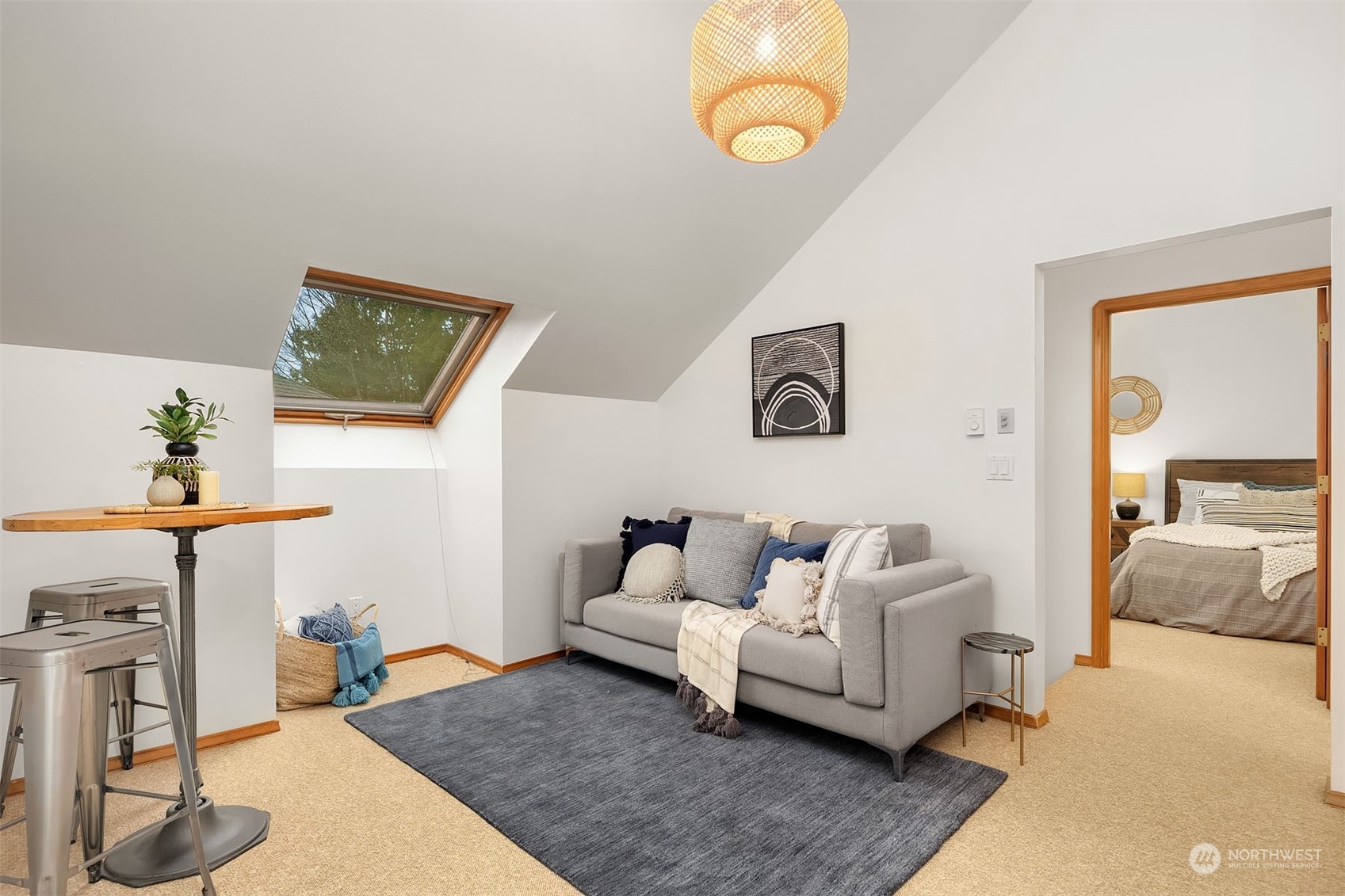 49 Strawberry Point Road Bellingham, WA 98229 - Photo 33 of 40 a bedroom with furniture and a couch