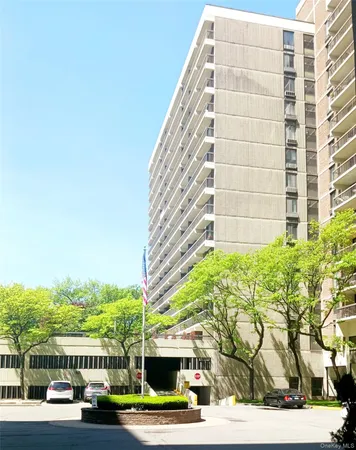 a front view of a building