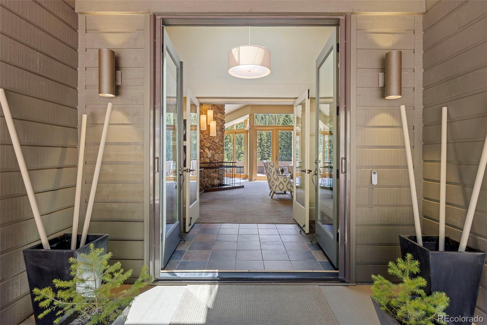 1323 South Snyder Gulch Road Evergreen, CO 80439 - Photo 2 of 47 a view of a corridor