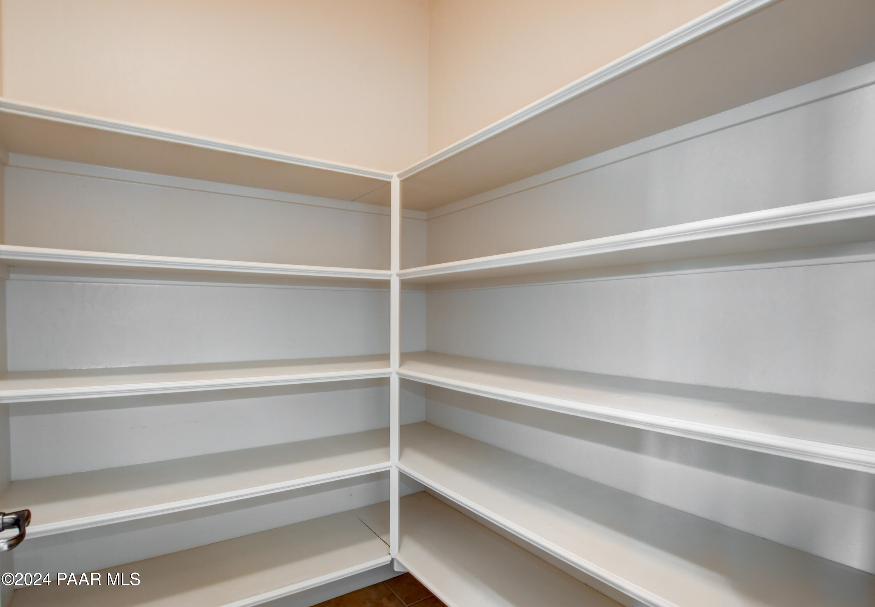 1147 Rusty Nail Road Prescott Valley, AZ 86314 - Photo 26 of 50 a view of walk in closet with empty racks