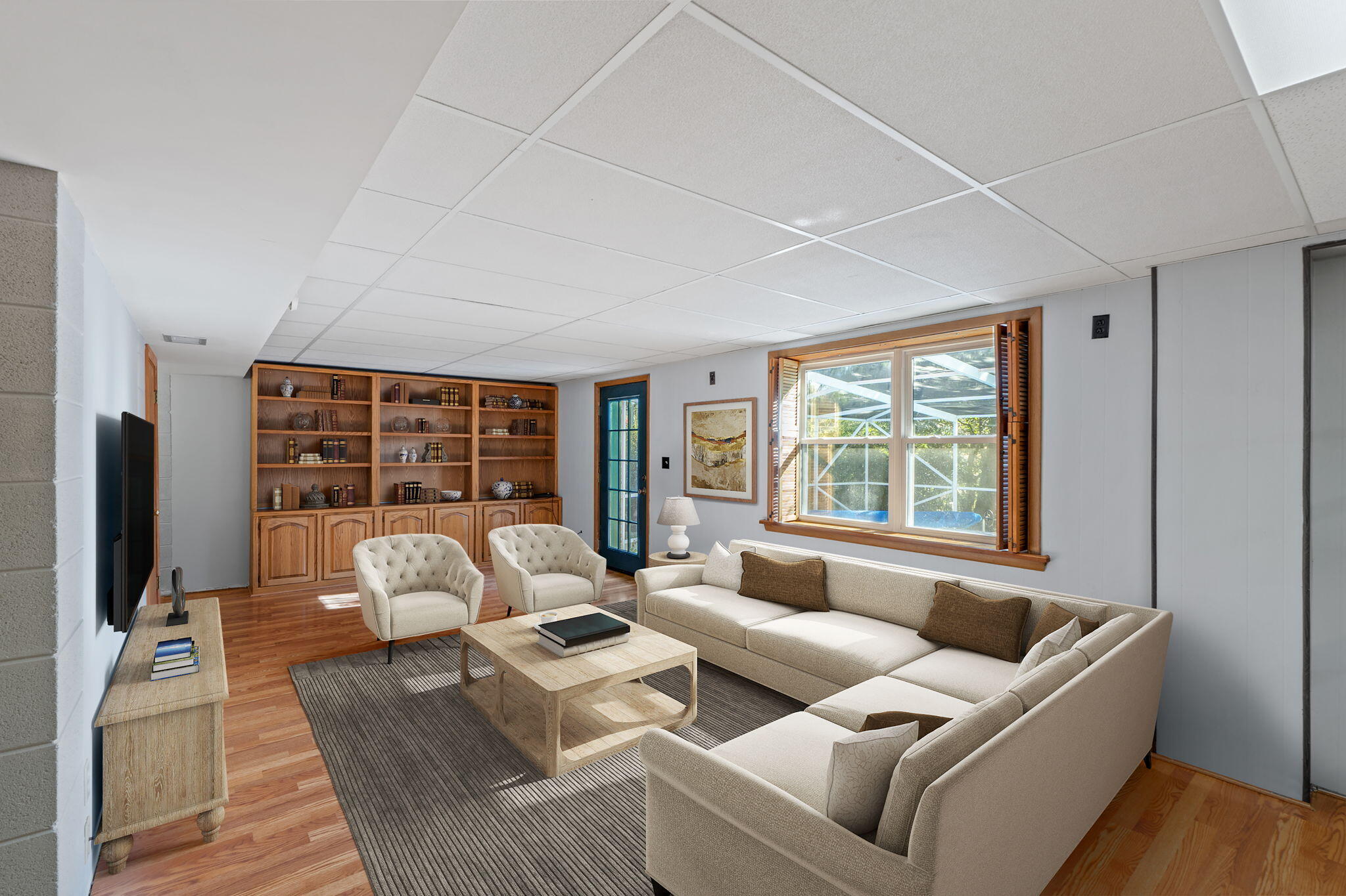 20 Linwood Road Northwest Fort Walton Beach, FL 32547 - Photo 27 of 33 a living room with furniture and a large window