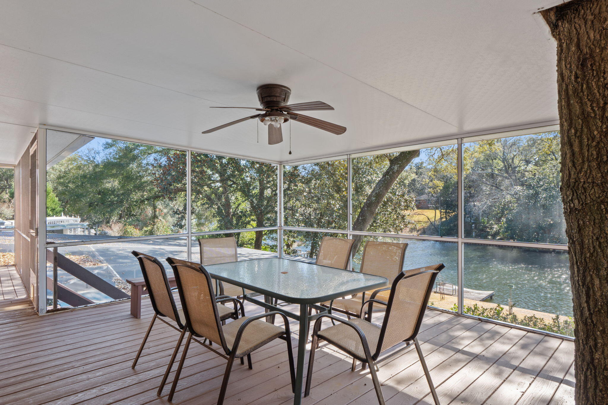 20 Linwood Road Northwest Fort Walton Beach, FL 32547 - Photo 31 of 33 a view of a dining room with furniture window and outside view