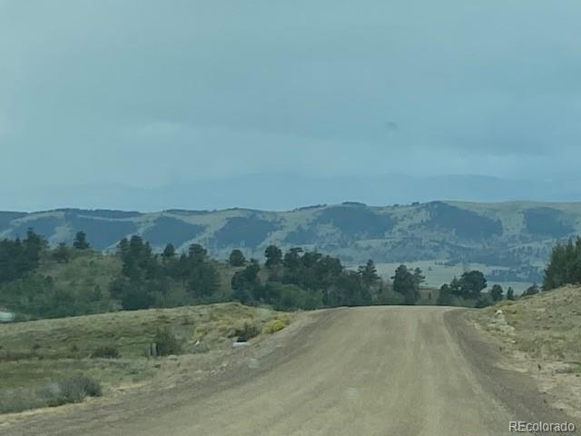 8518 Remington Road Como, CO 80432 - Photo 2 of 27 a view of a dry yard with mountain