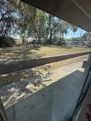 a view of a water heater and a lake view