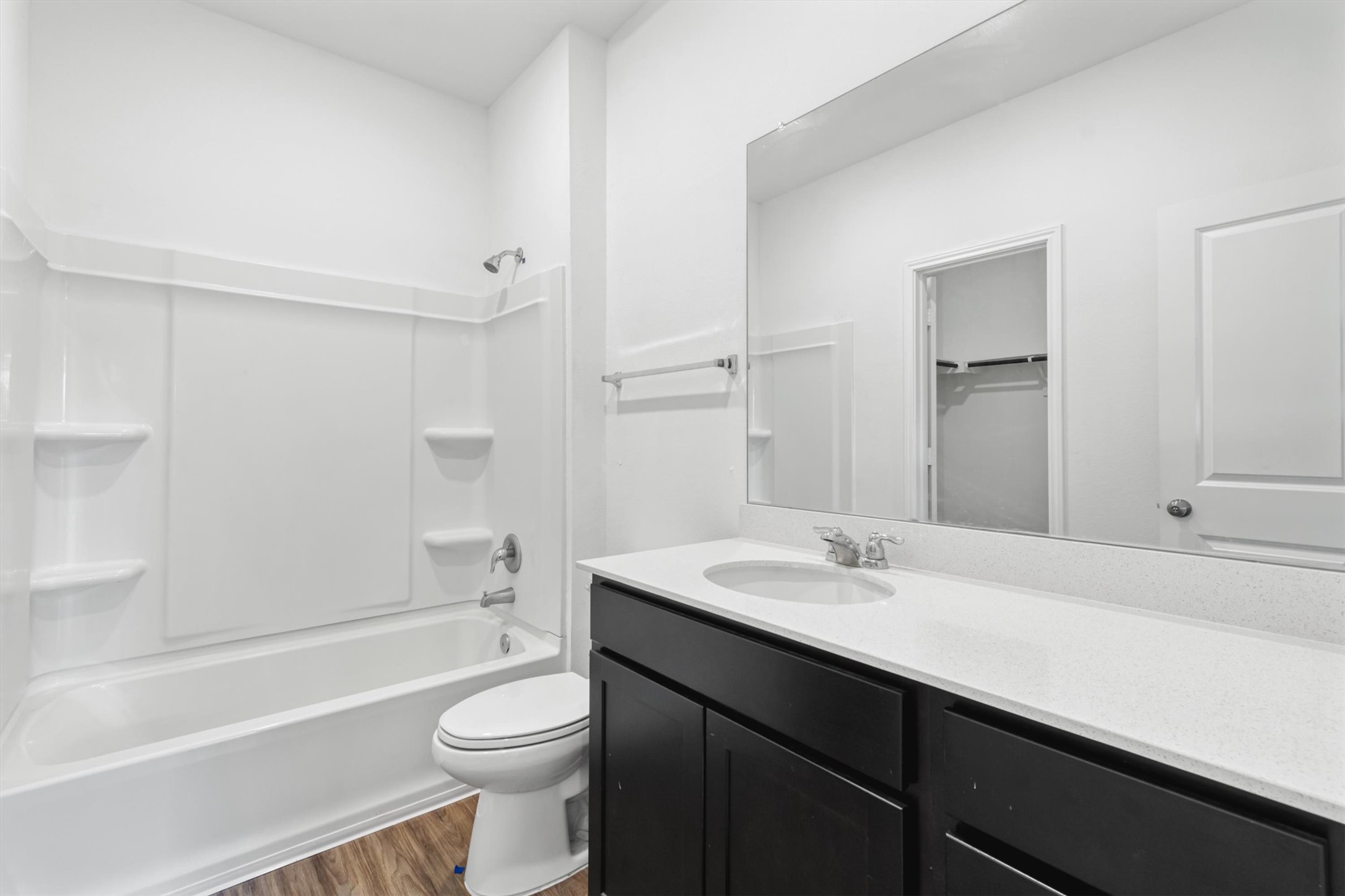 417 Soapstone Pass Maxwell, TX 78656 - Photo 8 of 18 a bathroom with a sink a toilet and shower
