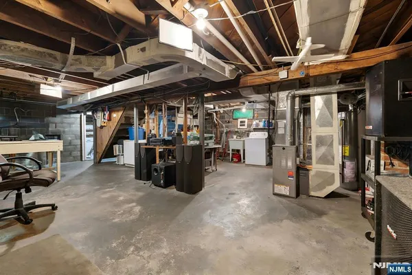 a view of storage and utility room