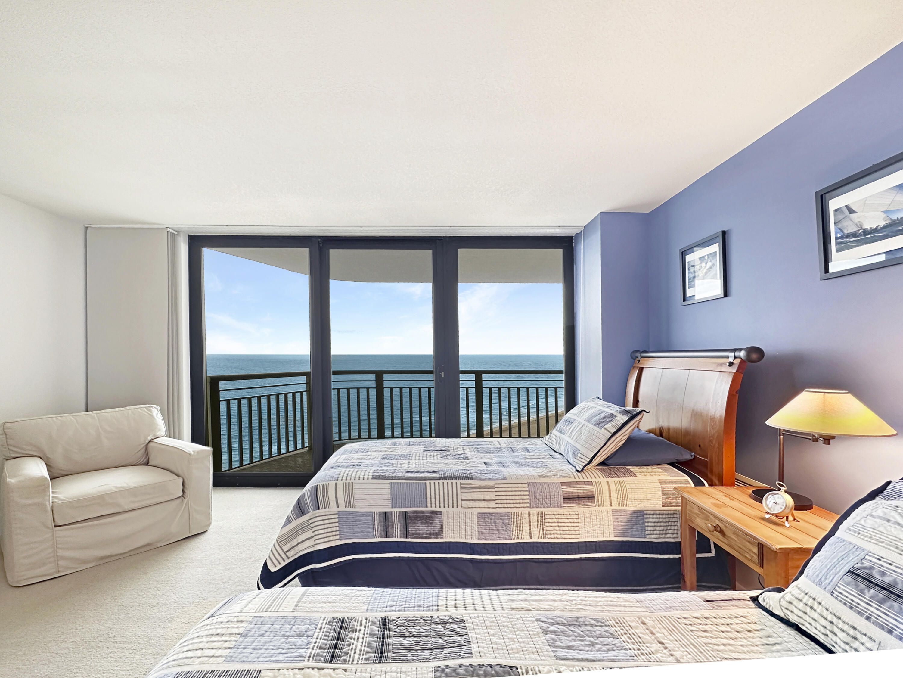 3000 North Ocean Drive, Unit 22D Riviera Beach, FL 33404 - Photo 12 of 53 a bedroom with furniture and a window
