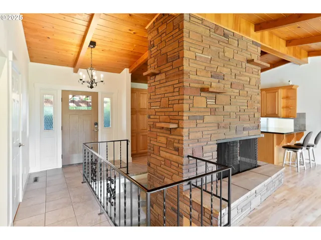 a view of entryway with a hall