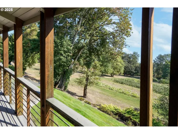 a view of lake from a window