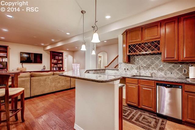 2315 Rusty Ridge Court Colorado Springs, CO 80921 - Photo 16 of 25 Wet bar, theatre room