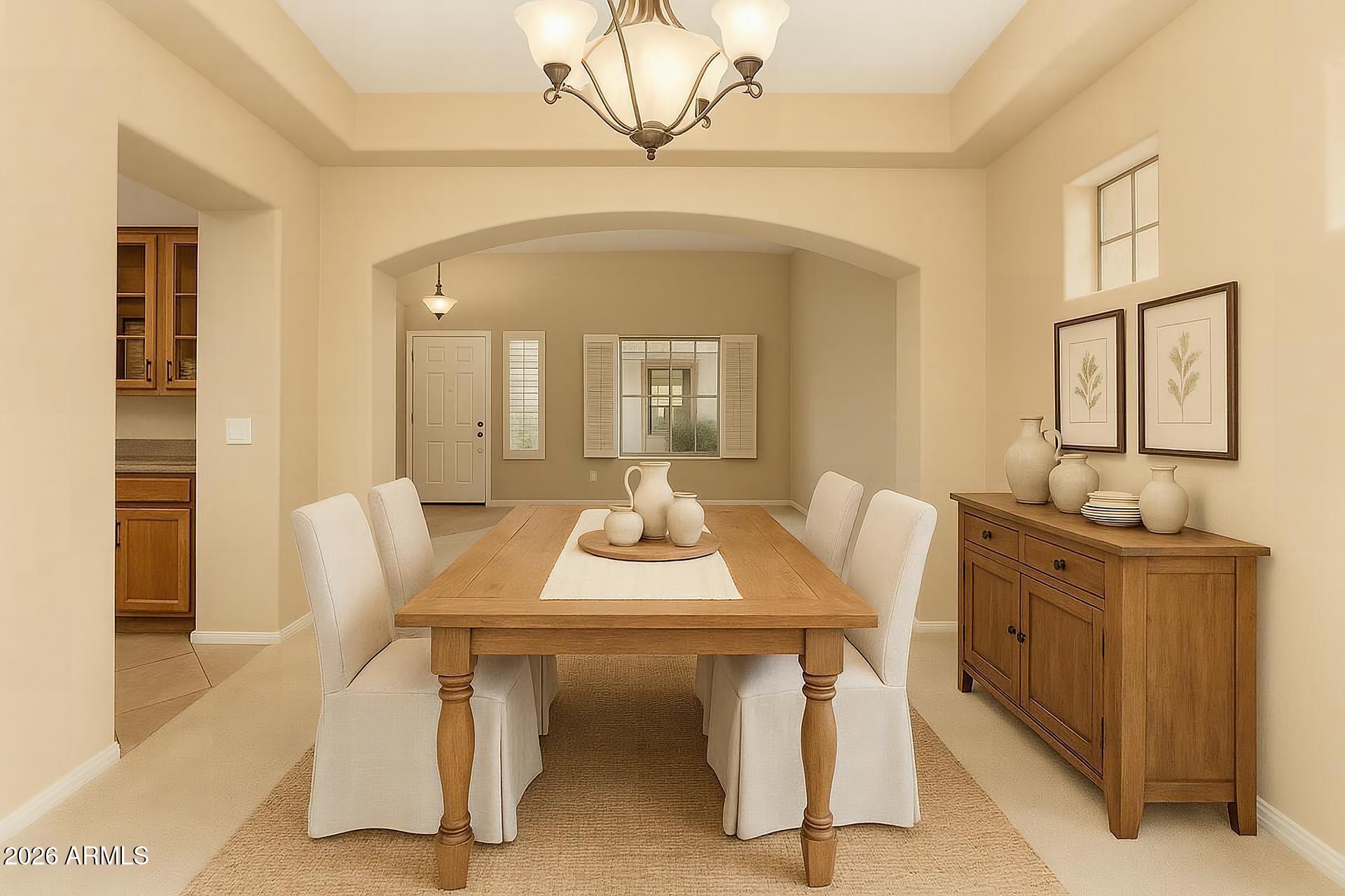 2543 South Rincon Drive Chandler, AZ 85286 - Photo 9 of 36 Dining room virtually staged
