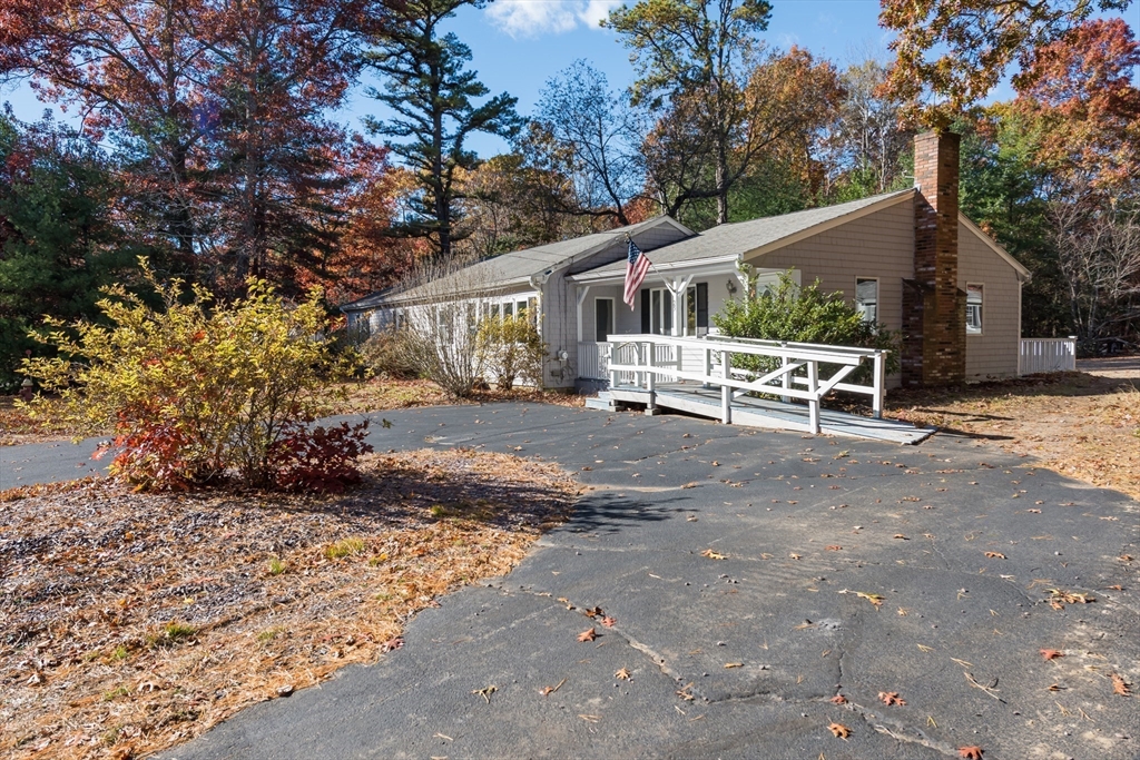 a view of a outdoor space with a tree
