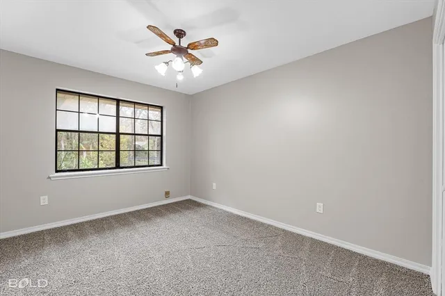 an empty room with a empty space