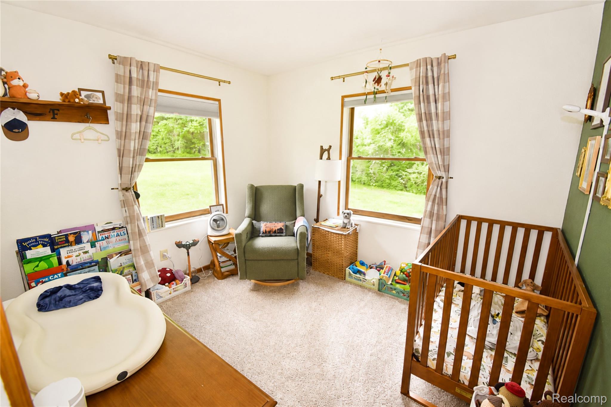 1405 Middle Road Highland, MI 48357 - Photo 12 of 18 Room featuring light-toned carpeting and white walls