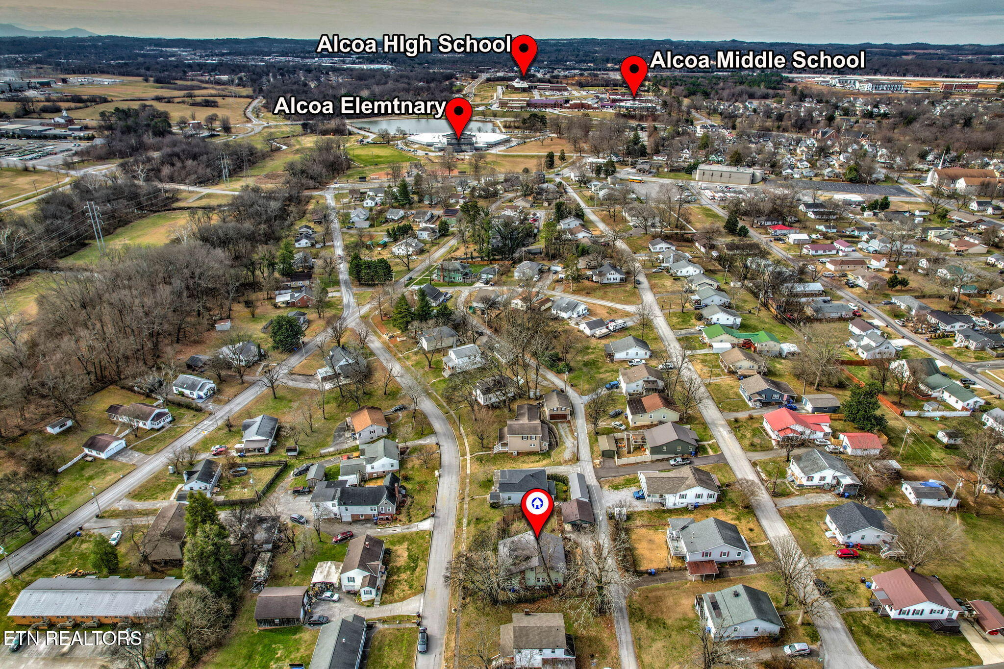 971 Maple Street Alcoa, TN 37701 - Photo 44 of 45 41 - Aerial