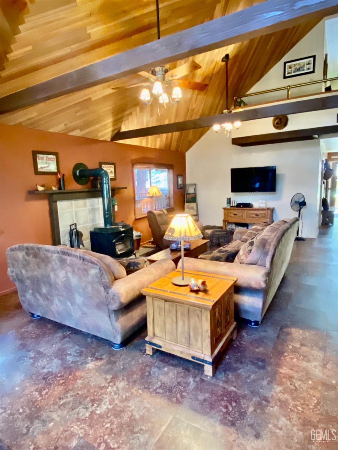 Undisclosed Address Posey, CA 93260 - Photo 5 of 35 a living room with furniture and a flat screen tv