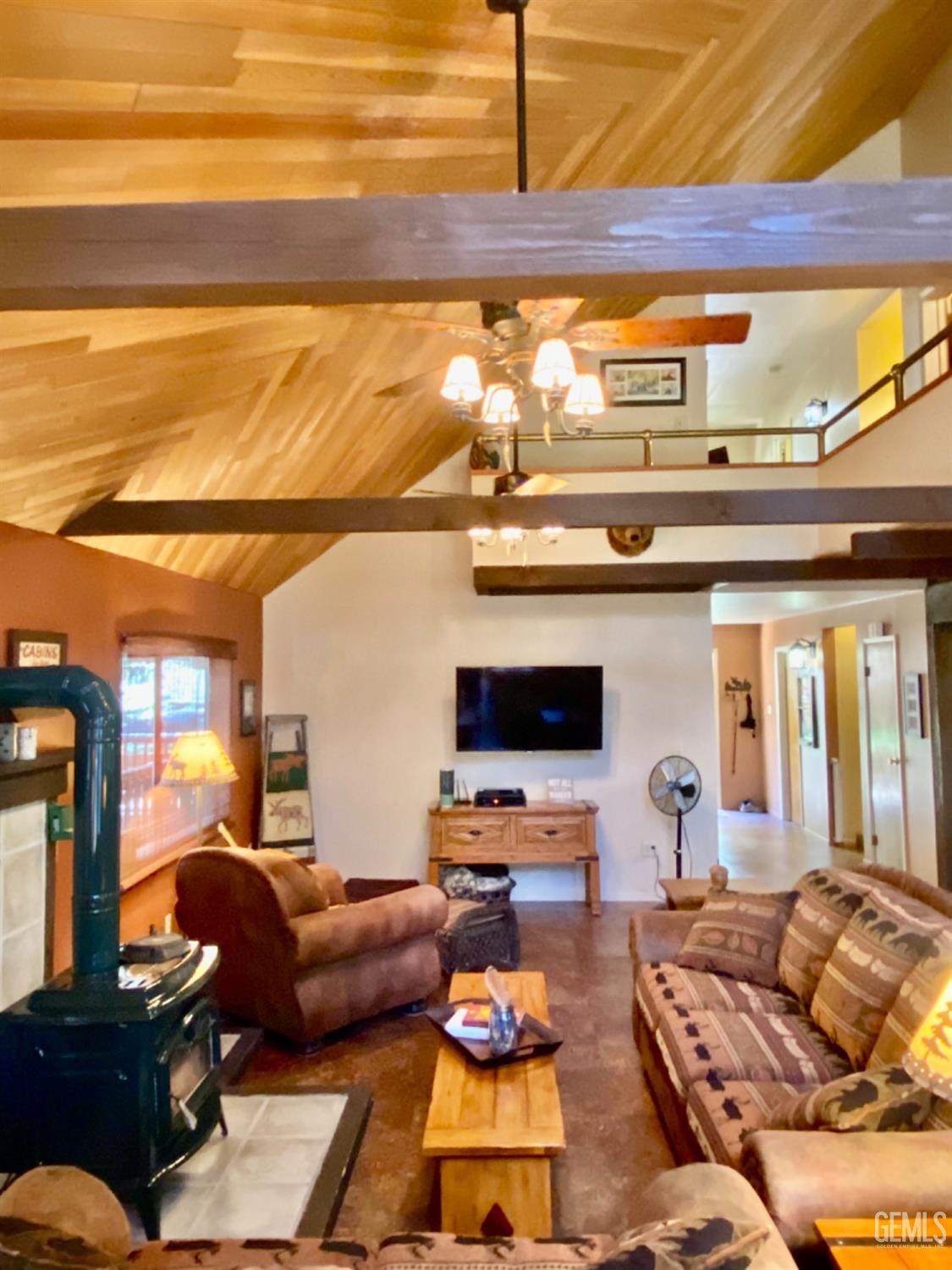 Undisclosed Address Posey, CA 93260 - Photo 6 of 35 a living room with furniture and a flat screen tv
