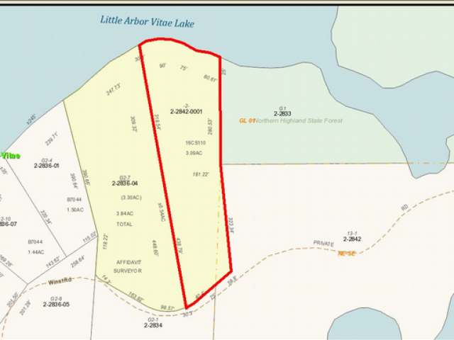Lot 2 Winat Road Woodruff, WI 54568 - Photo 9 of 9 Gallery Image 9